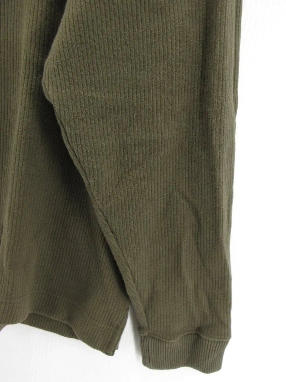 VGT Eddie Bauer Sweater Large Legend 1/4 Zip Military Elbow Patches